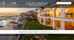 Desktop Screenshot of luxuryportfolio.com