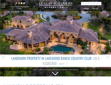 Tablet Screenshot of dps.luxuryportfolio.com