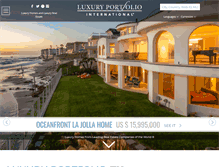 Tablet Screenshot of kahala.luxuryportfolio.com